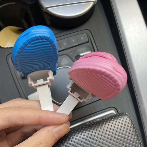 Miniatura 4 de 2 piezas de linda forma de zapato aromaterapia ventilación coche Love Air Stone Creative Perfume Car Difusor de coche Clip de perfume acondicionador