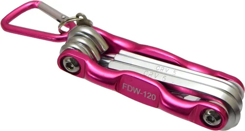 Miniatura 2 de Takagi FDW-120 M&M Folding Wrench, Hex Bar, mm + DR, Set of 6