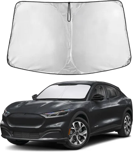 Miniatura 174 de Econour Parasol para parabrisas compatible con Honda Civic 2016-2021, protector de parasol plegable para ventana, bloquea los rayos UV y mantiene tu