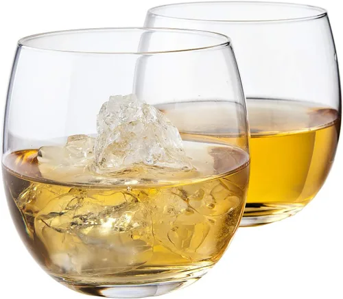 Miniatura 4 de Decantador Godinger de whisky con dispensador, con 2 vasos de whisky, para licor, whisky, bourbon, vodka