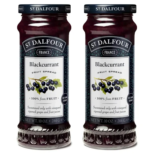 Miniatura 28 de St. Dalfour Untable de frutas de arándanos, 10 onzas, 100% de frutas, sin ingredientes artificiales, sin OMG, sin azúcar de caña, todo natural