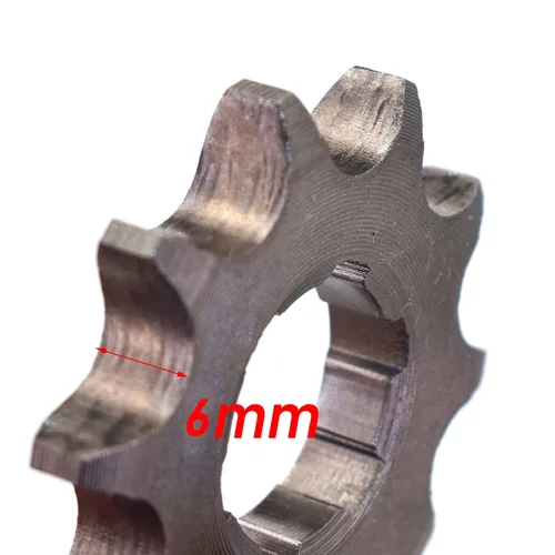 Miniatura 3 de Piñón delantero para motocicleta de 420-10T-0.669 in, se adapta a 50cc 70cc 90cc 110cc 125cc 140cc 160cc Dirt Pit Bike Mini Bike ATV Quad Wheeler