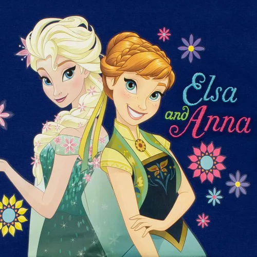 Miniatura 8 de Disney Frozen Dress Girls Vestido de Anna y Elsa para niñas Vestidos de manga larga de Frozen para niñas