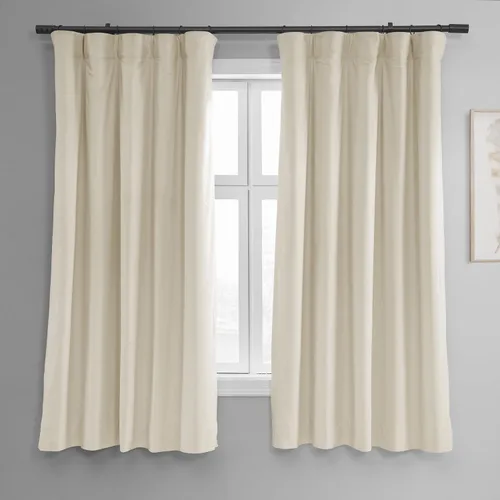 Miniatura 68 de HPD Half Price Drapes Cortinas Opacas Térmicas de Terciopelo Signature para Sala de Estar de 63 Pulgadas de Largo (1 Panel) con Bolsillo para Barra