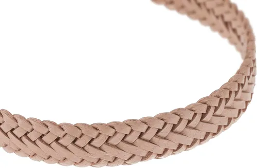 Miniatura 2 de Fossil - Pulsera de acero inoxidable y cuero genuino para mujer