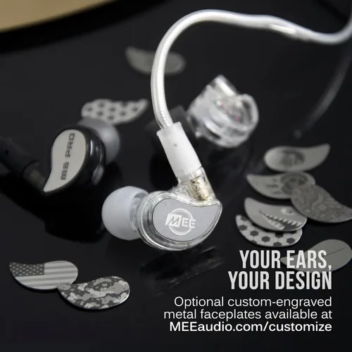 Miniatura 11 de MEE audio M6 PRO - Auriculares monitores intrauditivos para músicos, modelo de 2ª generación con sonido mejorado, ganchos de alambre de memoria