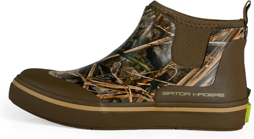 Miniatura 47 de Gator Waders Botas de campamento para hombre, zapatos impermeables hasta el tobillo para lluvia y barro, pesca, caza y ropa de campamento