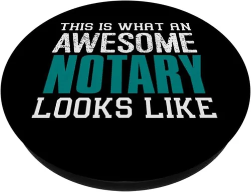 Miniatura 2 de Así es como se ve un notario impresionante Regalo divertido Notario PopSockets Standard PopGrip