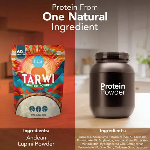 Miniatura 2 de It's Good Energy Tarwi Bean (Chocho) Proteína en polvo – Proteína vegana a base de plantas Rico en fibra de superalimentos, sin lácteos, bajo