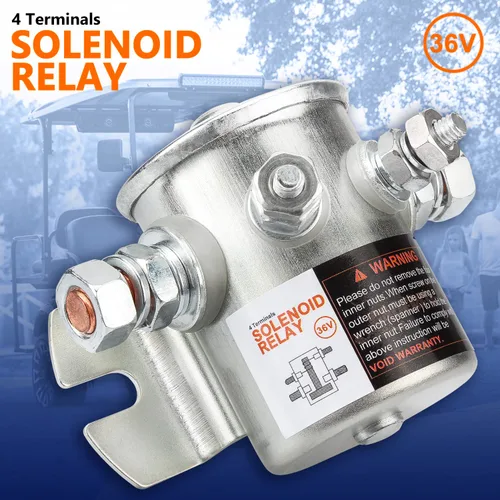 Miniatura 6 de Relé solenoide Gaoerfu-CP EZGO 36V, #70 Series Relé solenoide de servicio continuo para carrito de golf eléctrico EZGO TXT/Marathon 1980-2010, OEM#