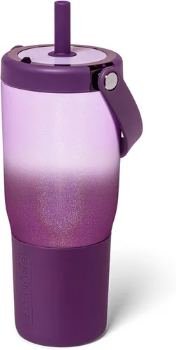 Miniatura 23 de BrüMate Resa - Vaso de viaje 100% a prueba de fugas de 25 onzas con asa y pajilla, popote SoftSip flexible, funda de silicona para mayor