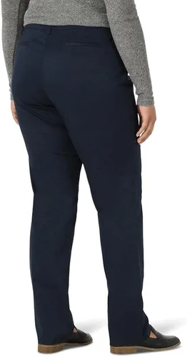 Miniatura 3 de Lee Pantalón de pierna recta sin arrugas para mujer, talla grande, sin arrugas