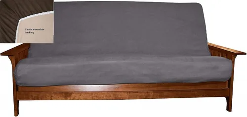 Miniatura 6 de OctoRose Funda de futón ajustable, de fácil ajuste, de 39 x 75 + 8 pulgadas, tamaño individual, color verde, funda de colchón de microgamuza