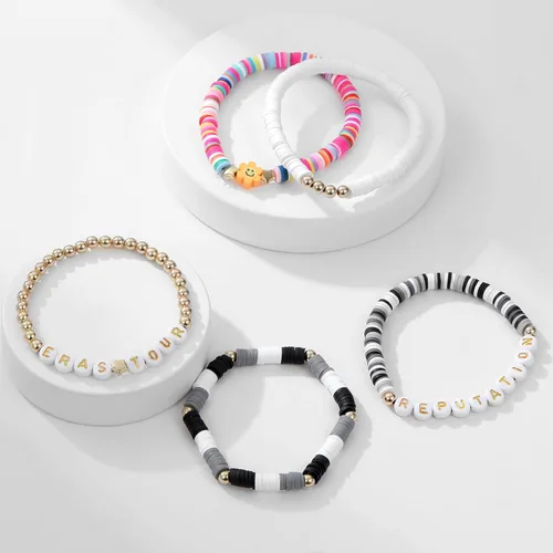 Miniatura 6 de AIMADE Taylor Album Inspired - Juego de pulseras bohemias en capas, pulseras de amistad, regalos de joyería para mujeres y niñas