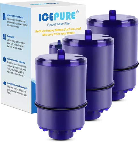 ICEPURE Filtro de agua para grifo de reducción de metales pesados para Pur Plus RF9999 FM-2500V, FM-3700, RF3375, PFM400H PFM450S PFM150W PFM350V