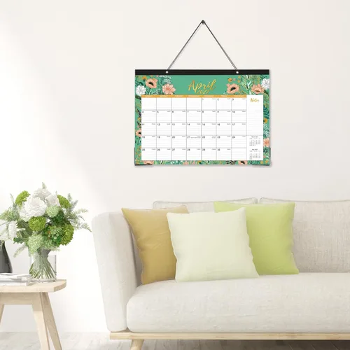Miniatura 8 de Calendario de escritorio 2026 – Enero 2026 – Diciembre 2026, calendario de escritorio mensual grande de 12 meses 2026, 17 x 12 pulgadas, tapete