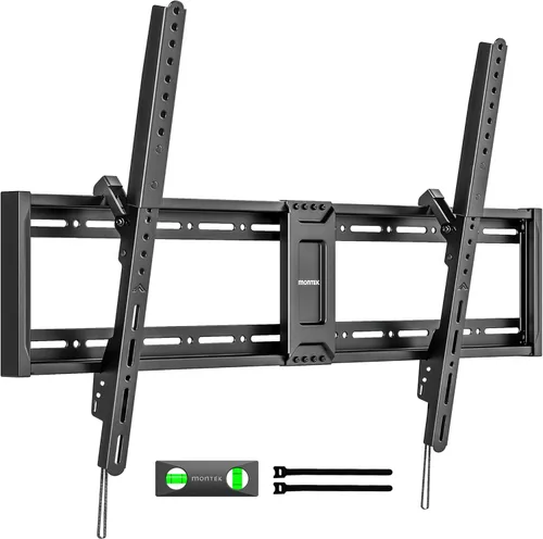 Miniatura 11 de monTEK Soporte de pared fijo resistente para televisores de 37 a 90 pulgadas, soporte ultra delgado de perfil bajo de 1.1 pulgadas, capacidad de 200