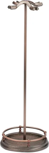 Miniatura 3 de UniFlame, Juego de herramientas para chimenea de bronce veneciano de 5 piezas con asas de bola Ball Handles