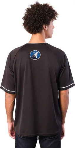 Miniatura 2 de Ultra Game Camiseta de béisbol oficial de la NBA con botones y botones para hombre