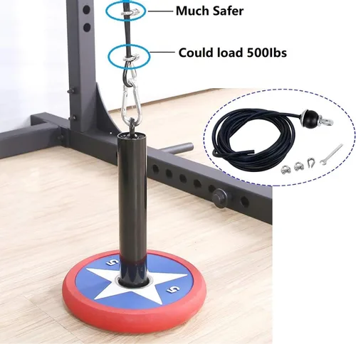 Miniatura 5 de Cable de Polea de Fitness Ajustable, Accesorios de Máquina de Cable de Repuesto, Accesorios de Polea de Cable para Gimnasio - Cable de Alambre