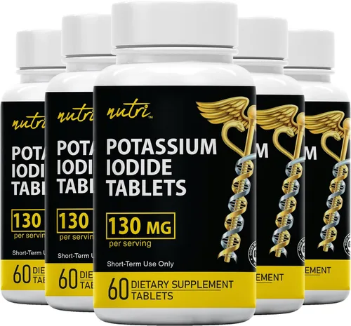 Miniatura 5 de Nature's Fusions Tabletas de yoduro de potasio (paquete de 2) 130 mg - 120 comprimidos EXP 10/2032 - YODO Naciente - KI Pills - Yoduro de Potasio