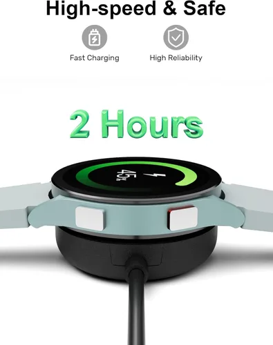 Miniatura 3 de Cargador para Samsung Galaxy Watch 7/Ultra/FE/6/6 Classic/5 Pro/5/4/4 Classic/3/Active 2/Active 3.3 pies USB Cable de carga de repuesto para Galaxy