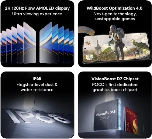 Miniatura 4 de XIAOMI Poco F7 Ultra 5G (para Tmobile Mint Tello y Global) (512 GB + 16 GB) Ai 2K 6.67" Amoled 50MP Triple Cam NFC Dual sim Desbloqueado