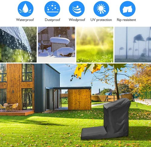 Miniatura 6 de Funda para cinta de correr, plegable, con cremallera, a prueba de polvo e impermeable, apta para hacer ejercicio, deportes, correr