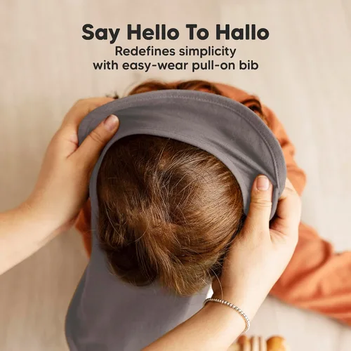 Miniatura 4 de Paquete de 8 baberos para bebés niños y niñas - Baberos tipo pullover para babear y dentición para bebés niñas y niños pequeños, recién nacidos