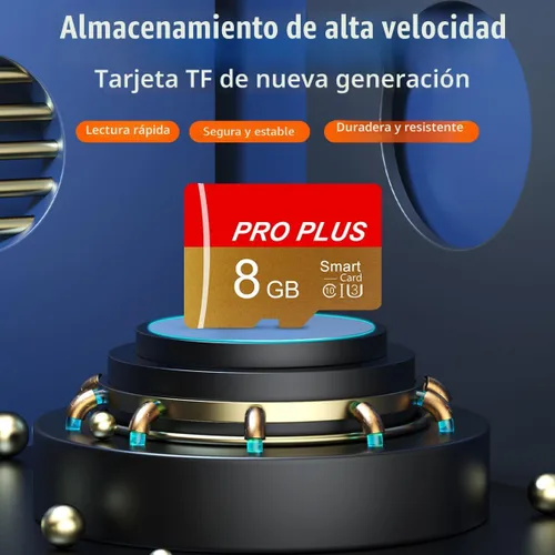 Miniatura 4 de Paquete de 2 tarjetas TF de 8GB con adaptador, tarjeta de memoria de alta velocidad, UHS-I C10 A1 tarjeta TF de memoria para tablet/teléfono