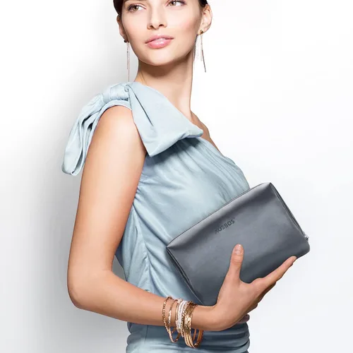 Miniatura 8 de Aosbos Bolsa de Cosméticos Neceser de Maquillaje para Mujeres, Bolsa de Cosméticos Impermeable para Viaje, Bolsa de Maquillaje para Bolso, Azul Azul