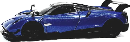 Miniatura 2 de KiNSMART - 2016 Pagani Huayra BC 5" metal fundido a escala 1:38 modelo de coche de juguete con acción de retroceso (Azul)