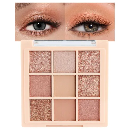 Miniatura 18 de CAKAILA Paleta de sombra de ojos mate de 10 colores, color gris y gris topo, paleta de sombra de ojos neutra, paleta de maquillaje de larga