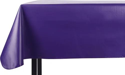 Miniatura 10 de Yourtablecloth - Mantel de vinilo de alta resistencia rectangular o cuadrado – calibre 6 – parte trasera de franela – mantel lavable