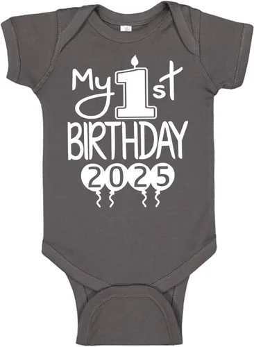 Miniatura 38 de Reaxion Traje de cuerpo entero hecho a mano para bebé niño y niña, mi primer cumpleaños 2024