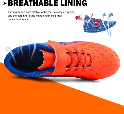 Miniatura 5 de brooman Zapatos deportivos de fútbol para niños y niñas, para exteriores