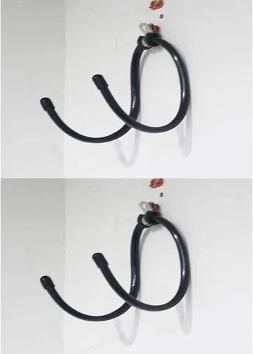 Miniatura 2 de Rodillo de espuma para esterilla de yoga y ganchos para toallero, estante de almacenamiento para colgar correa de yoga y bandas de resistencia en tu