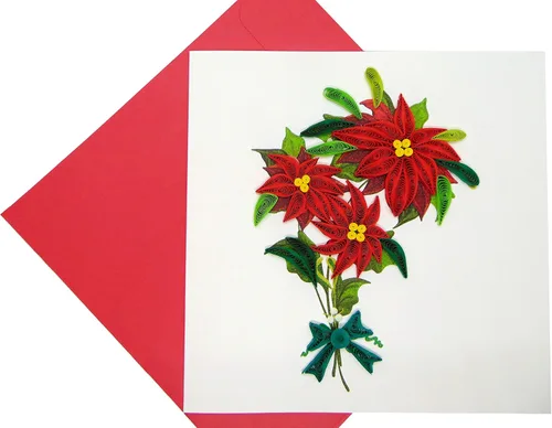 Miniatura 12 de GREENHANDSHAKE Una sinfonía de rosas, tarjeta de felicitación artística quilling para cumpleaños, día de San Valentín, día de la madre, aniversario