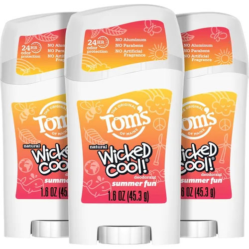 Miniatura 11 de Tom’s of Maine Freestyle ¡Locamente genial! Desodorante natural para adolescentes, barra de desodorante sin aluminio, 1.6 onzas (paquete de 3)
