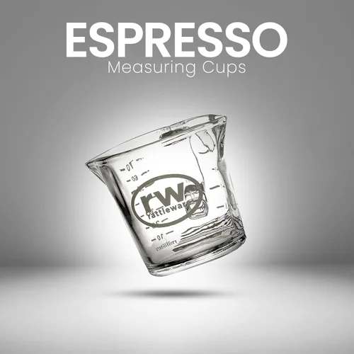 Miniatura 3 de Rattleware Jarra de vaso espresso – Taza medidora auténtica de doble boquilla con graduaciones en ml y onzas, alto volumen, grado comercial