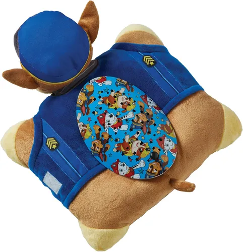 Miniatura 4 de Pillow Pets Paw Patrol Chase Sleeptime Lite de 11 pulgadas, luz nocturna de animales de peluche de Nickelodeon, regalo de juguete de peluche