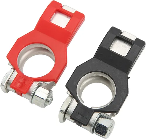 Miniatura 7 de Pissente Conjunto de terminal de batería 243407F000 Positivo 243407F001 Reemplazo negativo para 350Z 370Z Altima Armada con tuerca