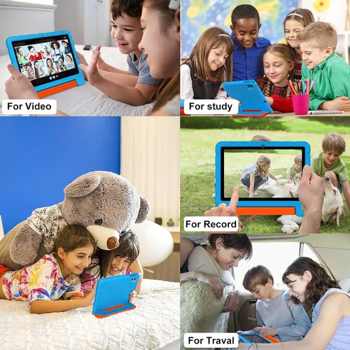 Miniatura 8 de Tableta infantil 2025 con Android 15 de 10 pulgadas para niños Octa-Core, 30GB+64GB (TF 1TB), tableta para niños pequeños con funda a prueba