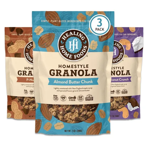 Miniatura 8 de Granola de trozos de mantequilla de almendras con azúcar reducida