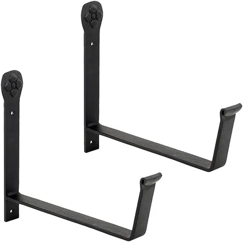 Miniatura 6 de Achla Designs SFB-01 - Soporte de pared para macetero, 6 pulgadas, color negro