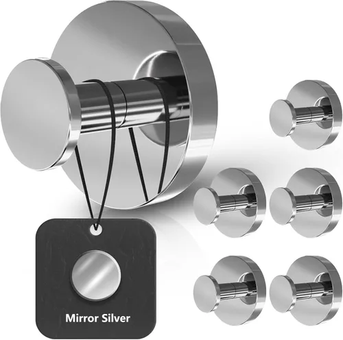 Miniatura 11 de Ganchos de ducha para dentro de la ducha, ganchos de ventosa para ventana de vidrio, ganchos de toalla extraíbles para baños, paquete de 4 (negro)