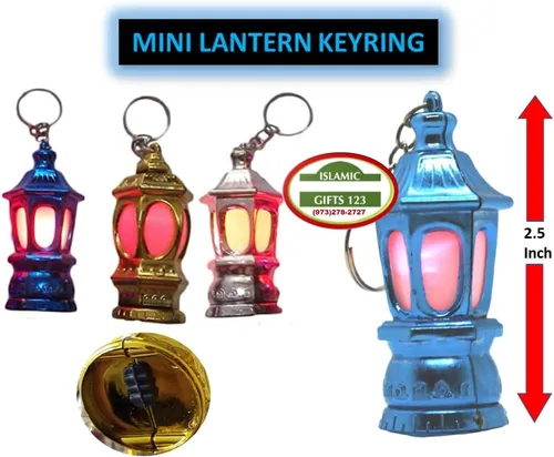 Miniatura 4 de SOLUSTRE 40 linternas LED portátiles mini linternas palacio luces Ramadán llavero decorativo lámparas para acampar emergencias al aire libre