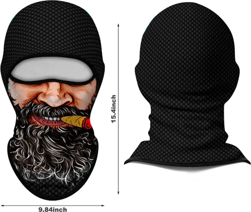 Miniatura 39 de Obacle Pasamontañas para hombres y mujeres, para invierno, clima frío, esquí, ciclismo, caza