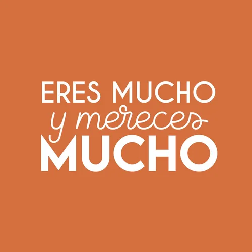 Miniatura 4 de Eres Mucho Y Mereces Mucho/You are A Lot and You Mererve A Lot - 13 x 25 pulgadas - Pegatina motivadora con cita española para dormitorio, armario