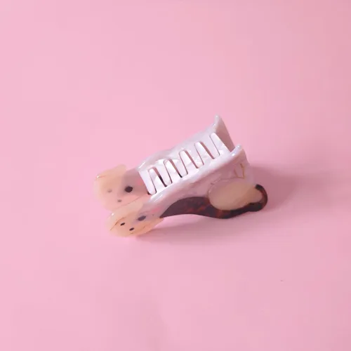 Miniatura 4 de Pinzas para el pelo de Beagle, pequeñas pinzas de garra para niñas, pinzas de acetato para mujeres (S15)